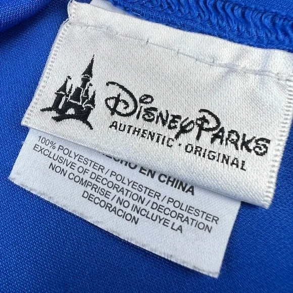 NIKE x DISNEY Golf Polo Tour Performance Men Large Blue Mickey Embroidered Shirt - Picture 7 of 16